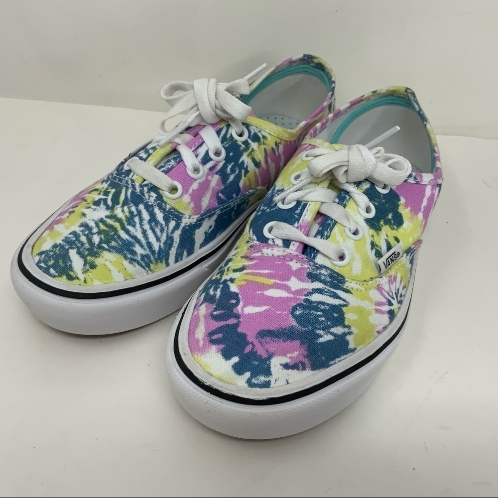 Vans Comfycush Authentic Trainers-Orchid/True White/Multicolor. Womens Size 7.0 - Picture 2 of 12